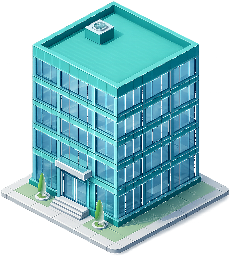Commercial building illustrated for FMC success stories